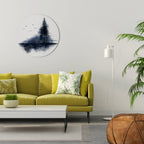 MISTY RECOLLECTION Decoración de Pared Redonda