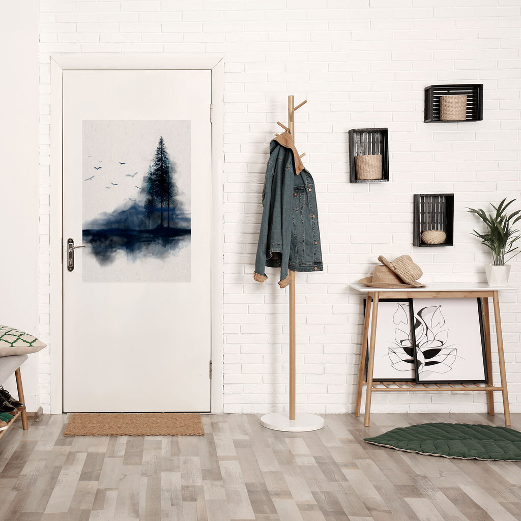 MISTY RECOLLECTION Peel and Stick Vertical Poster