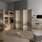 LAKESIDE NOSTALGY Biombo Decorativo de 5 Paneles