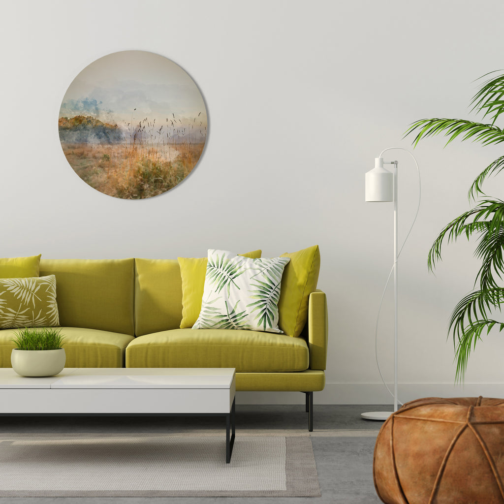 SUMMERTIME SADNESS Round Wall Art