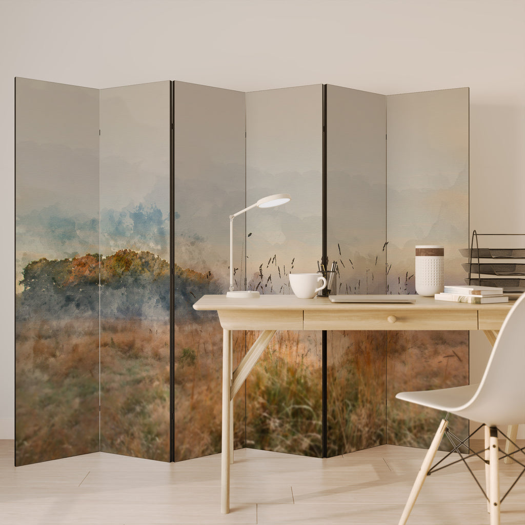 Biombo decorativo de 6 paneles TRISTEZA DE VERANO