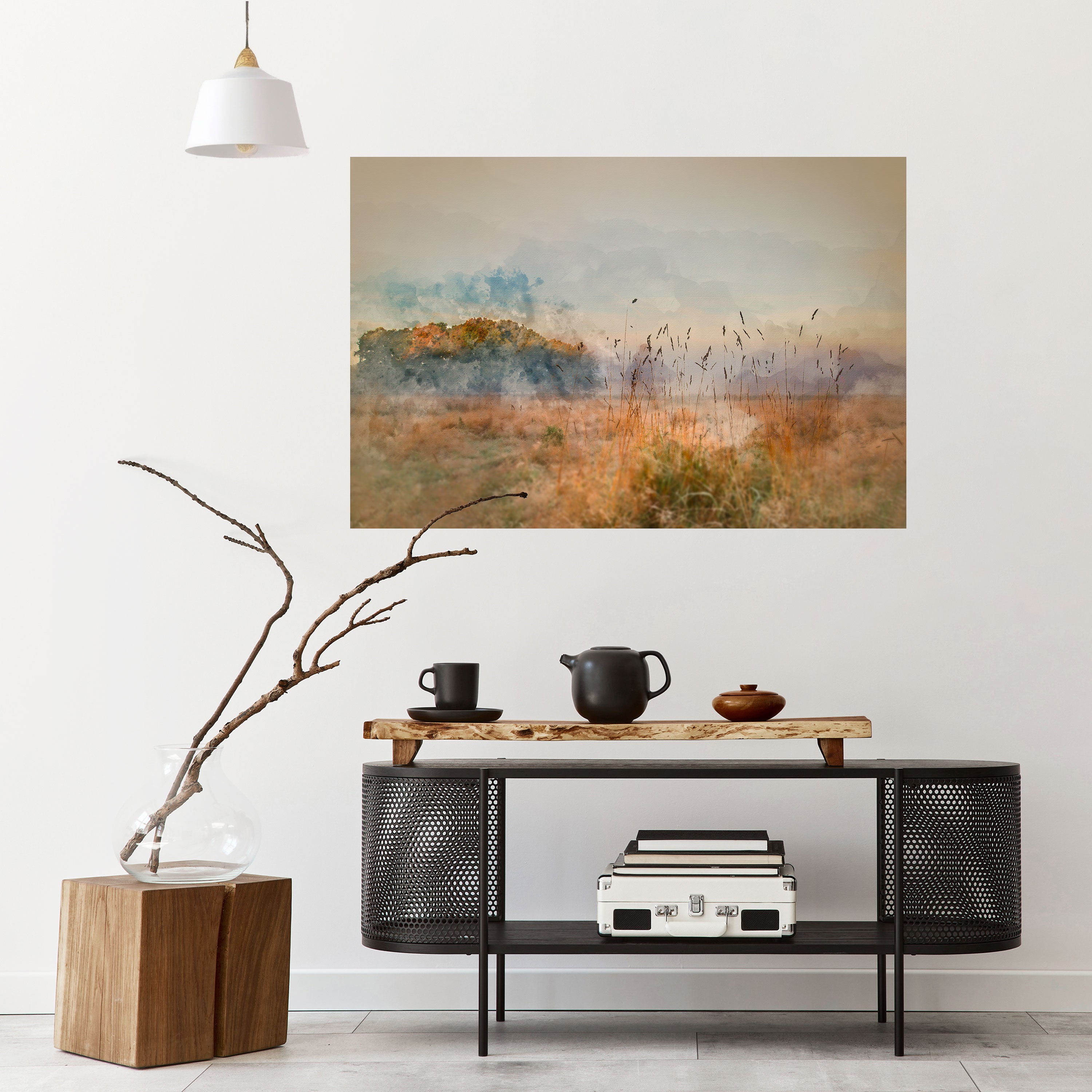 TRISTEZA DE VERANO Póster horizontal autoadhesivo