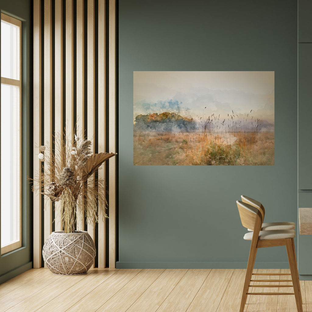 TRISTEZA DE VERANO Póster horizontal autoadhesivo