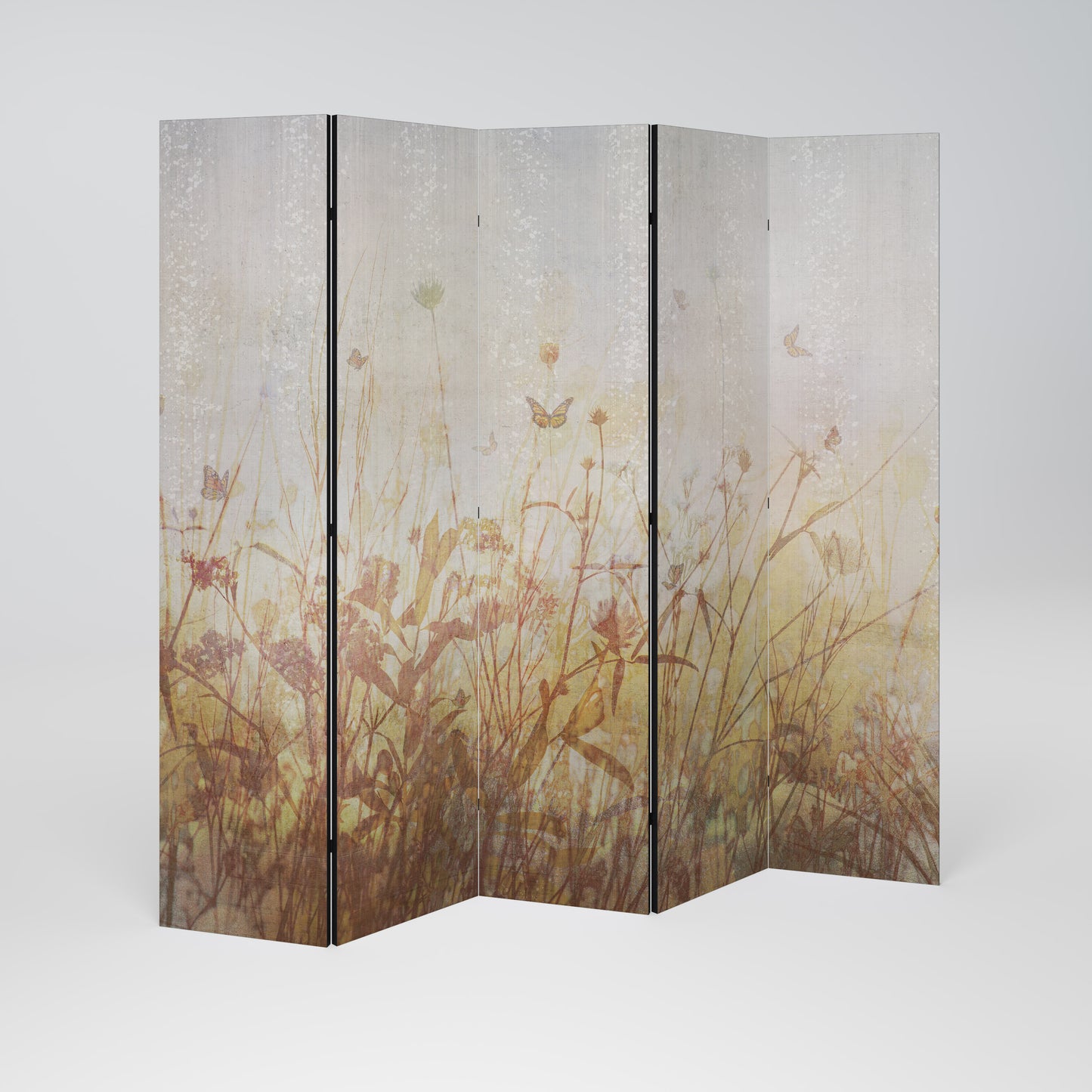 MEADOW BUTTERFLIES Biombo de 5 paneles