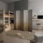 MEADOW BUTTERFLIES Biombo Decorativo de 5 Paneles