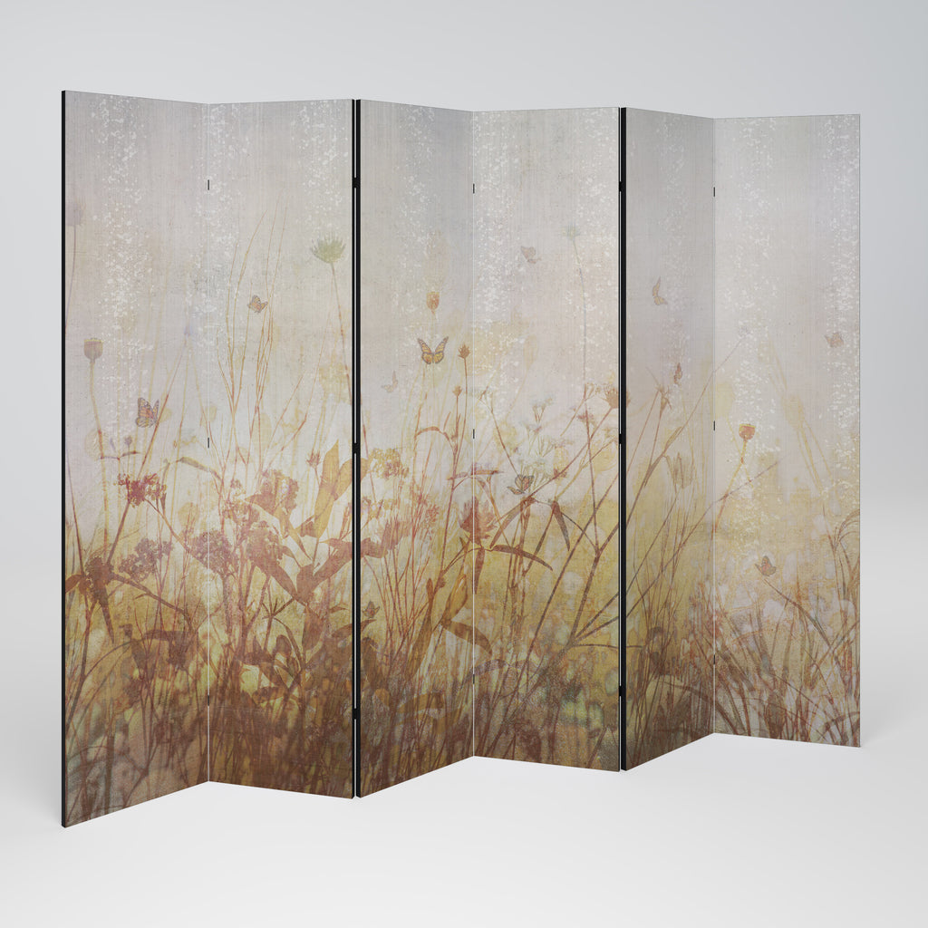MEADOW BUTTERFLIES 6-Panel Room Divider