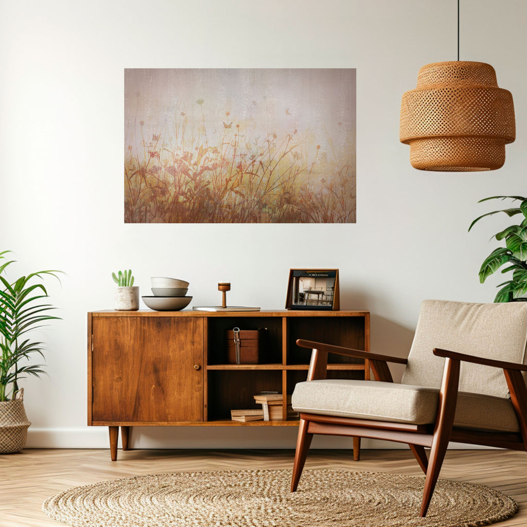 Póster horizontal autoadhesivo MARIPOSAS DE LA PRADERA