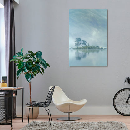 SILVER LAKE Vertical Canvas Print