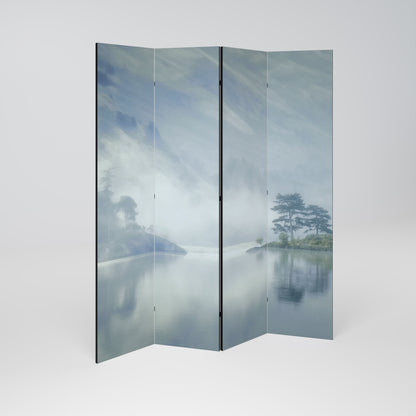SILVER LAKE Biombo de 4 paneles