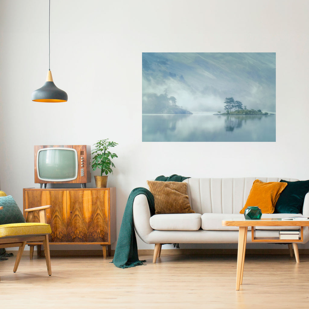 Póster horizontal autoadhesivo de SILVER LAKE