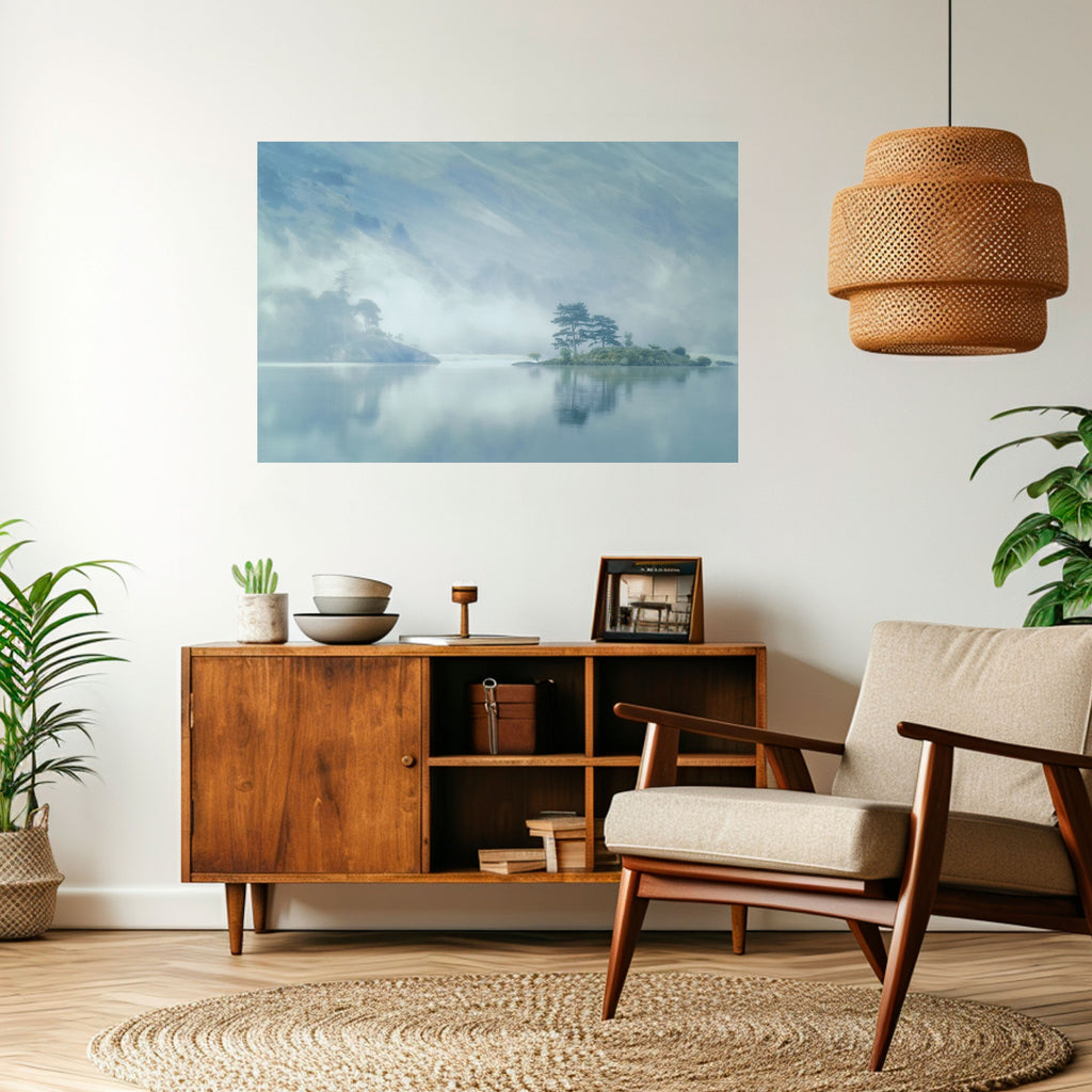 Póster horizontal autoadhesivo de SILVER LAKE