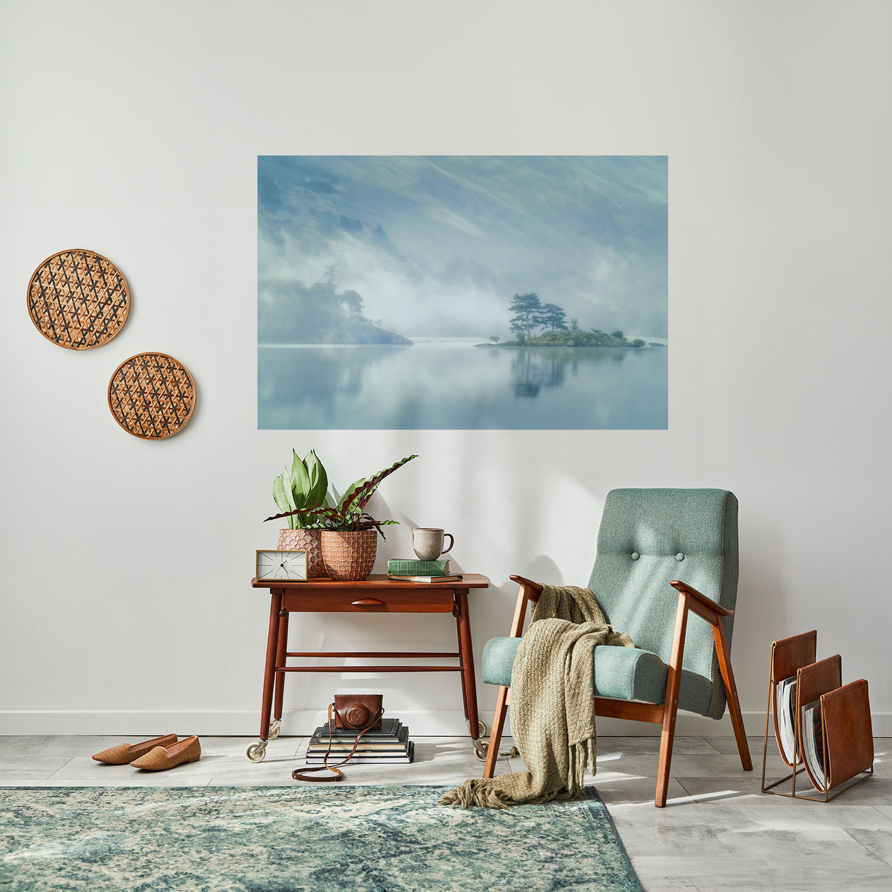 Póster horizontal autoadhesivo de SILVER LAKE