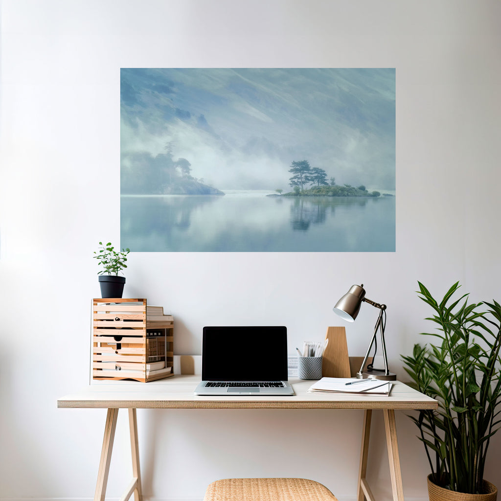 Póster horizontal autoadhesivo de SILVER LAKE