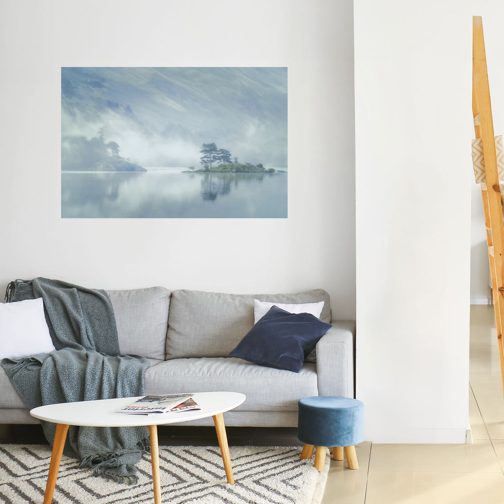 Póster horizontal autoadhesivo de SILVER LAKE