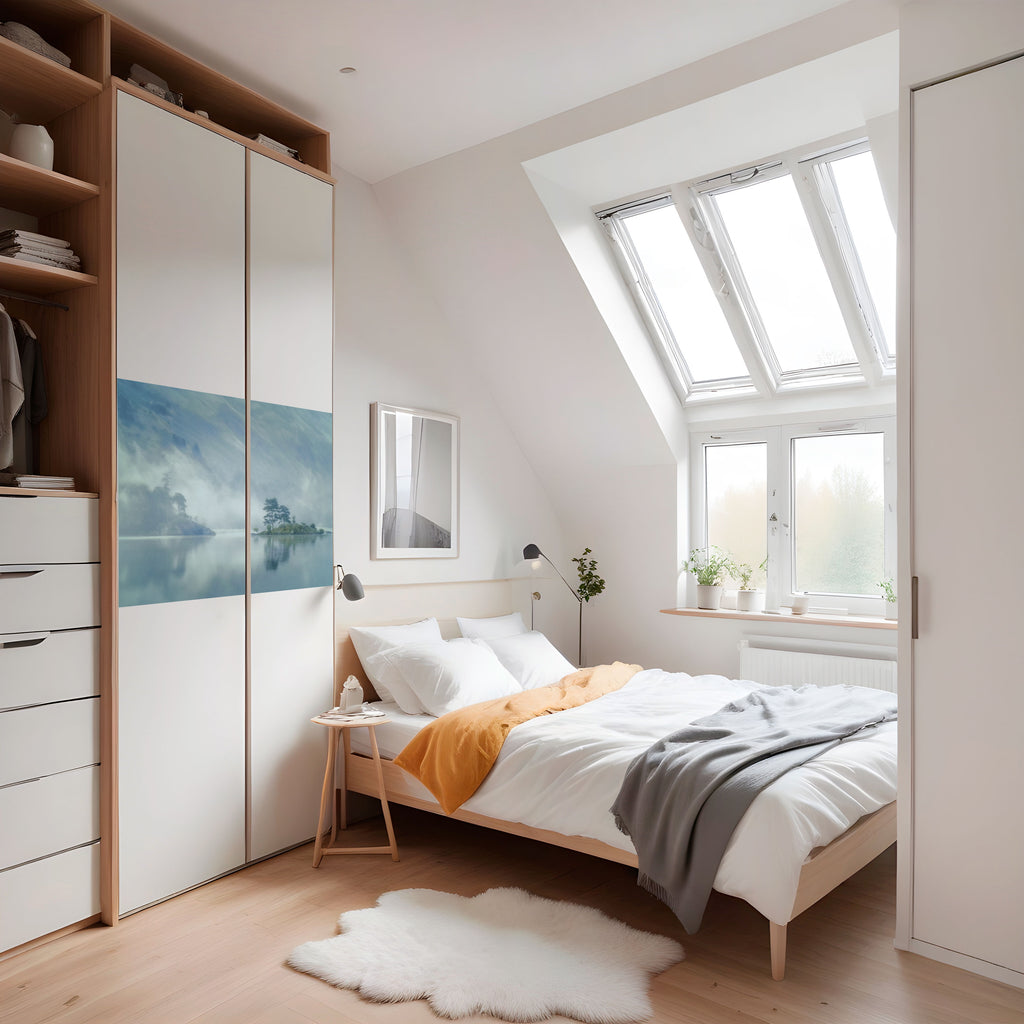 Póster horizontal autoadhesivo de SILVER LAKE