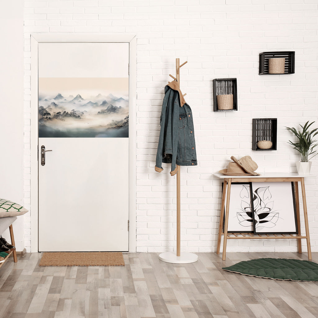 Póster horizontal autoadhesivo de HIDDEN TEMPLE MIST