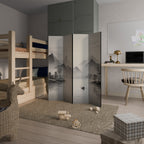 ASIAN VENTURE Biombo Decorativo de 4 Paneles