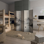 ASIAN VENTURE Biombo Decorativo de 5 Paneles