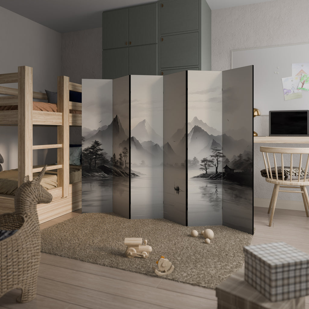 Biombo decorativo de 6 paneles ASIAN VENTURE