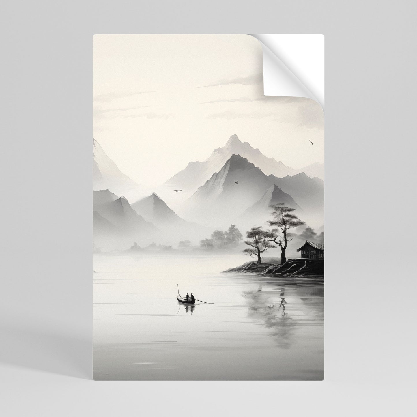 ASIAN VENTURE Póster adhesivo vertical
