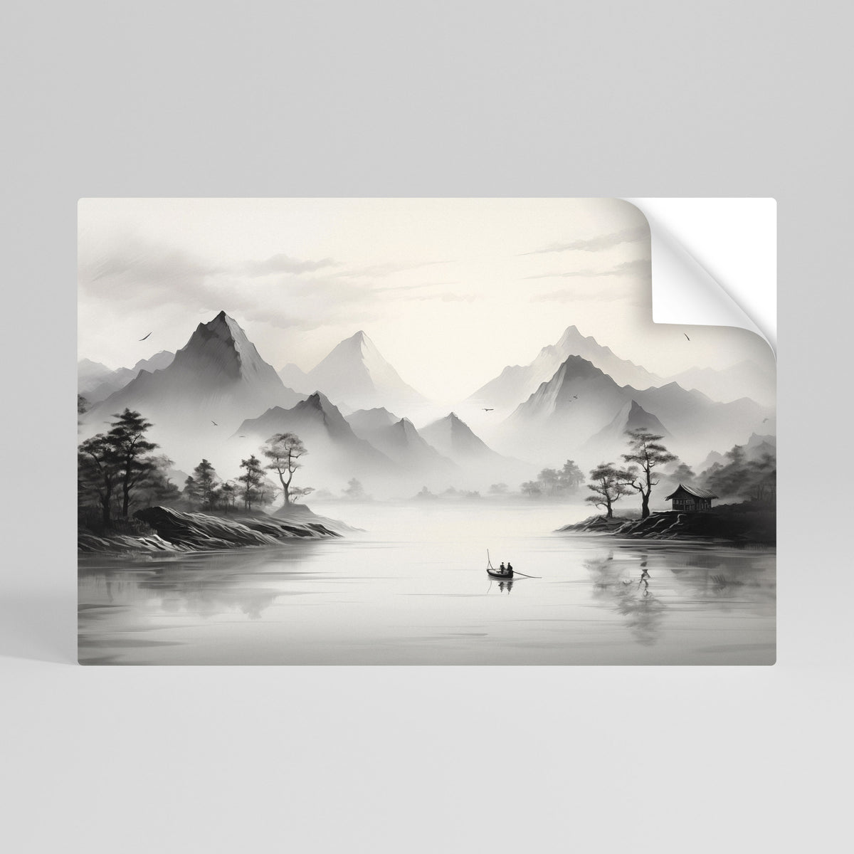 ASIAN VENTURE Póster adhesivo horizontal