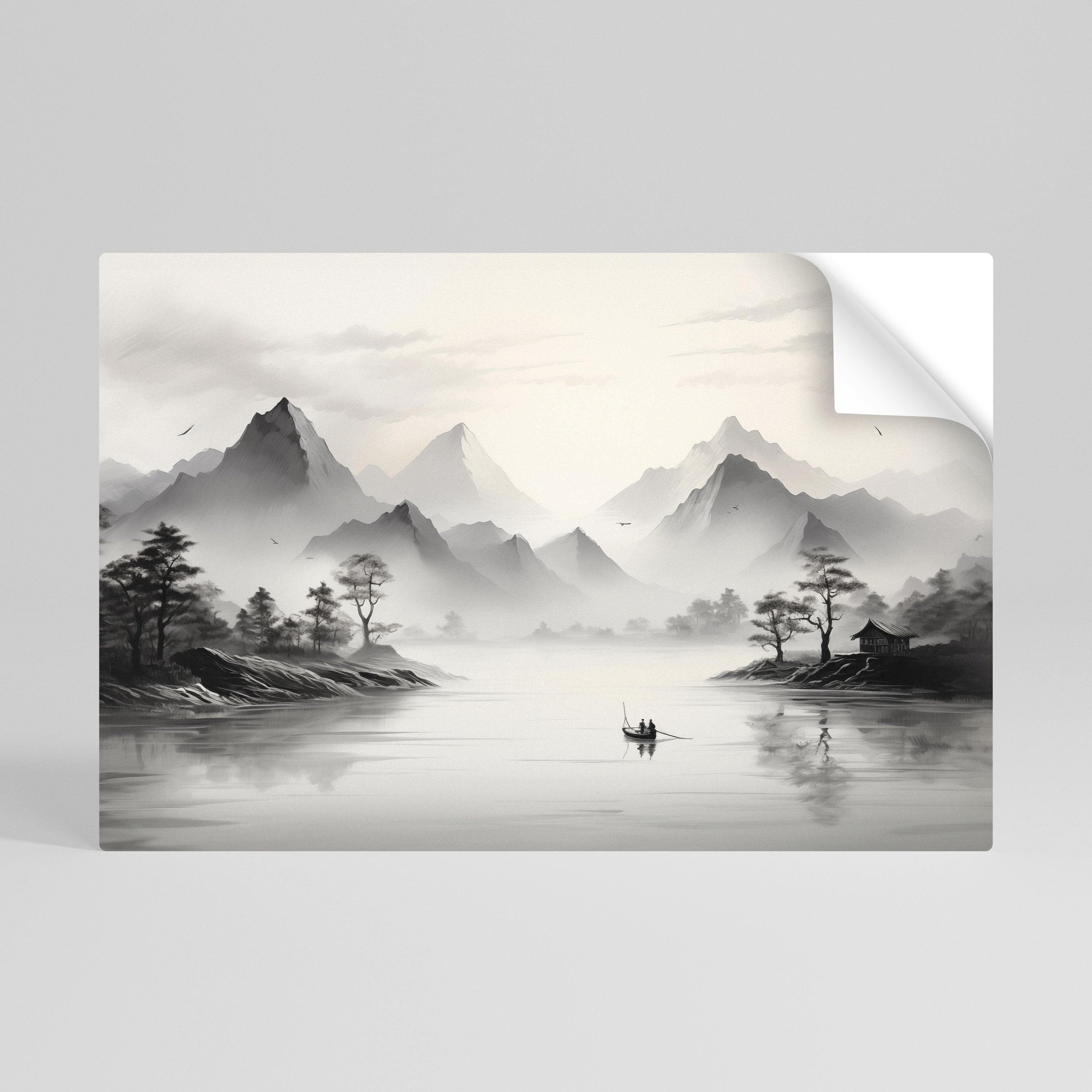 ASIAN VENTURE Póster adhesivo horizontal