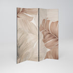 SOFT TONES OF FOLIAGE 4-Panel Room Divider