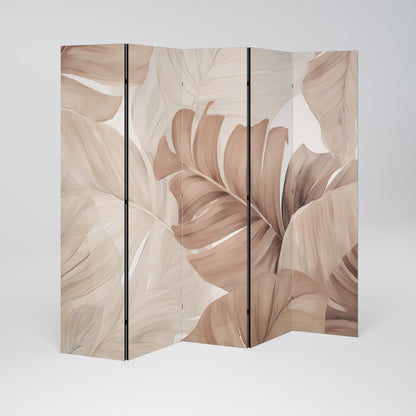 SOFT TONES OF FOLIAGE Biombo de 5 paneles