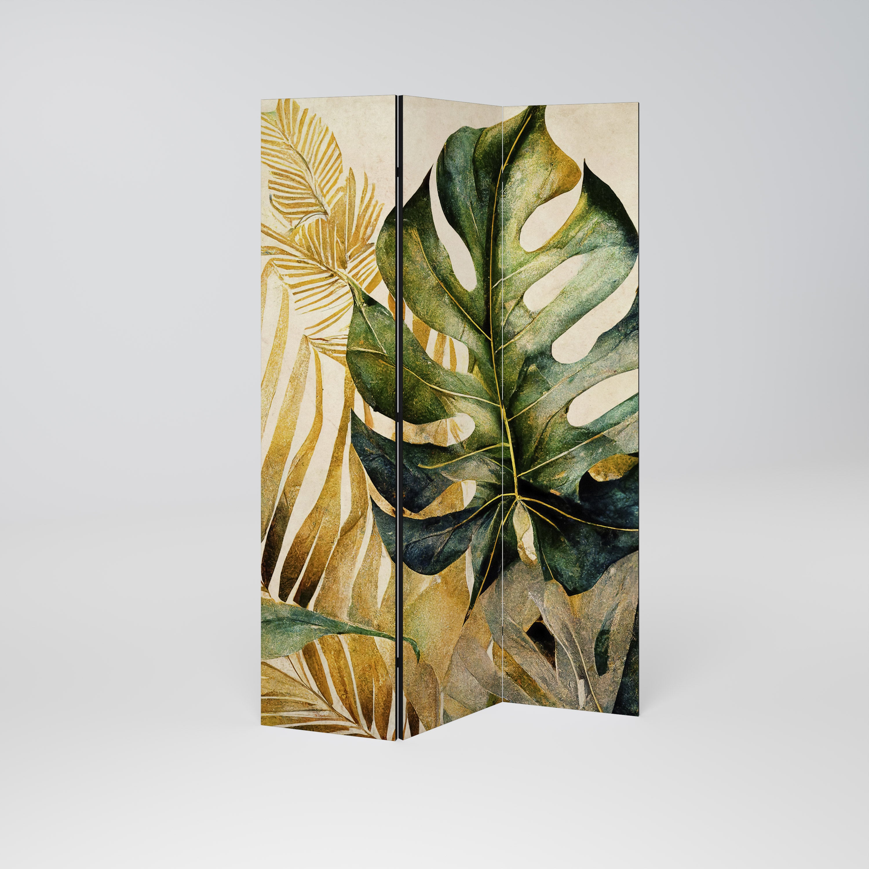 Biombo decorativo de 3 paneles NATURE'S LYRICS