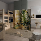 NATURE’S LYRICS Biombo Decorativo de 5 Paneles