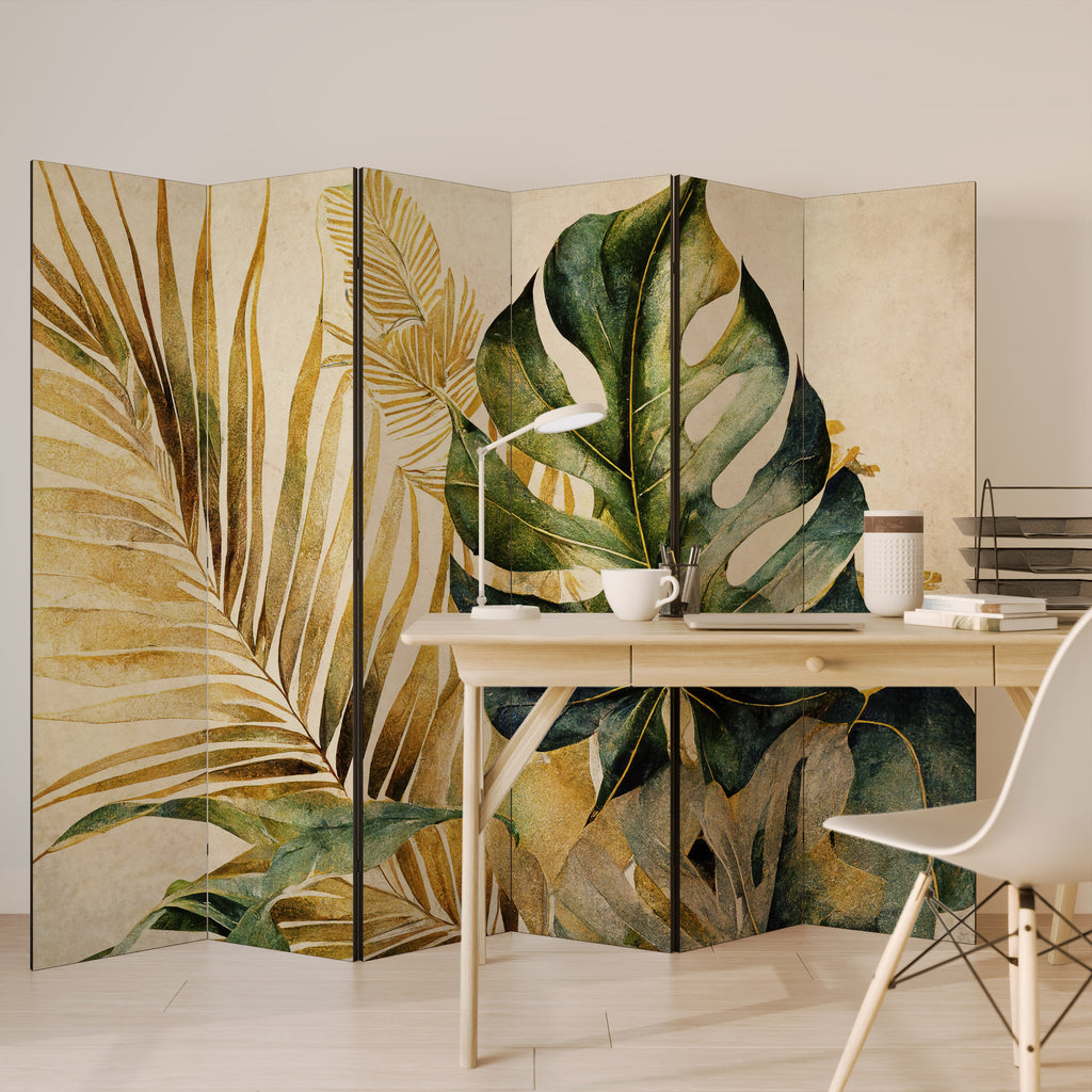 Biombo decorativo de 6 paneles NATURE'S LYRICS
