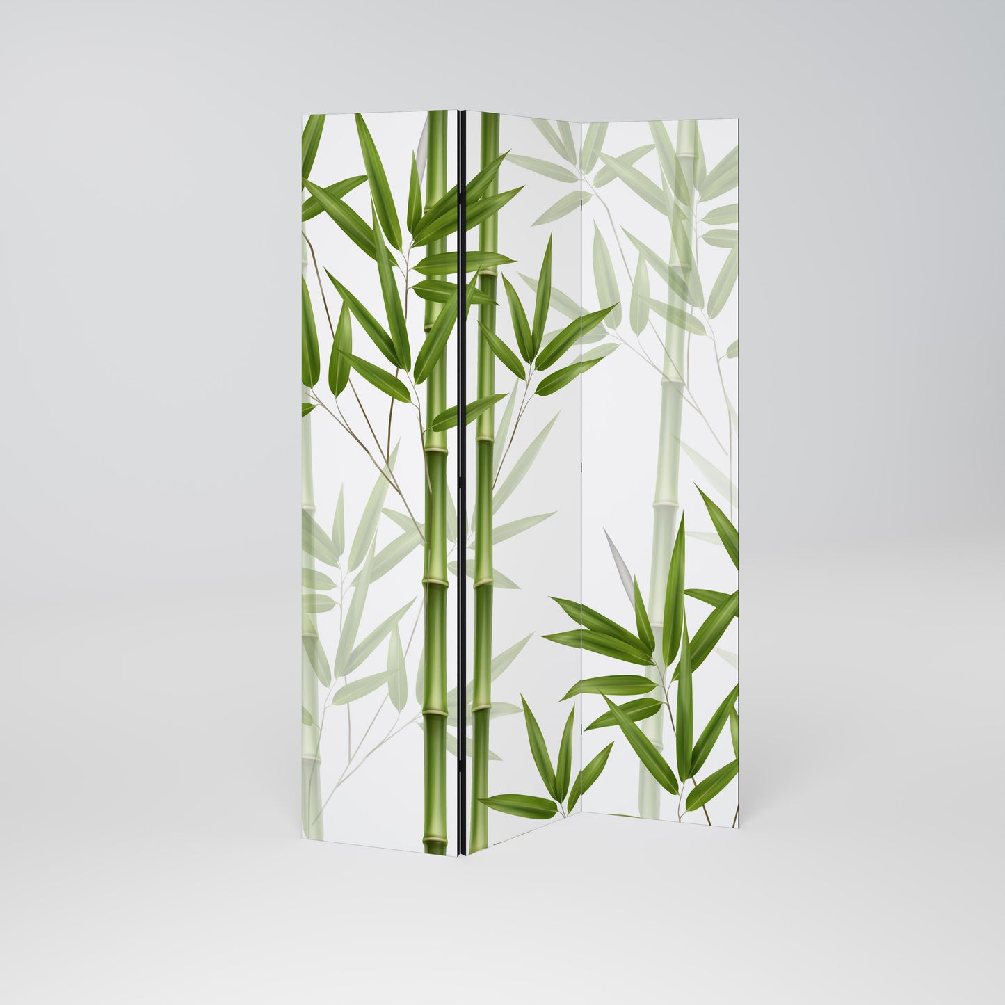 SERENE BAMBOO WHISPERS Biombo de 3 paneles