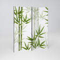 SERENE BAMBOO WHISPERS Decorative 4-Panel Room Divider