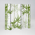 SERENE BAMBOO WHISPERS Biombo Decorativo de 5 Paneles