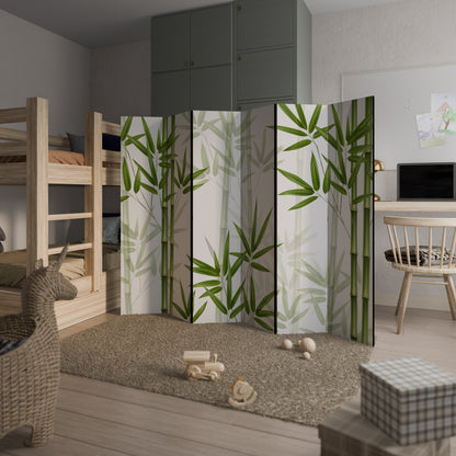 SERENE BAMBOO WHISPERS Biombo de 6 paneles