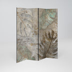 TEXTURED TRANQUILITY Decorative 4-Panel Room Divider