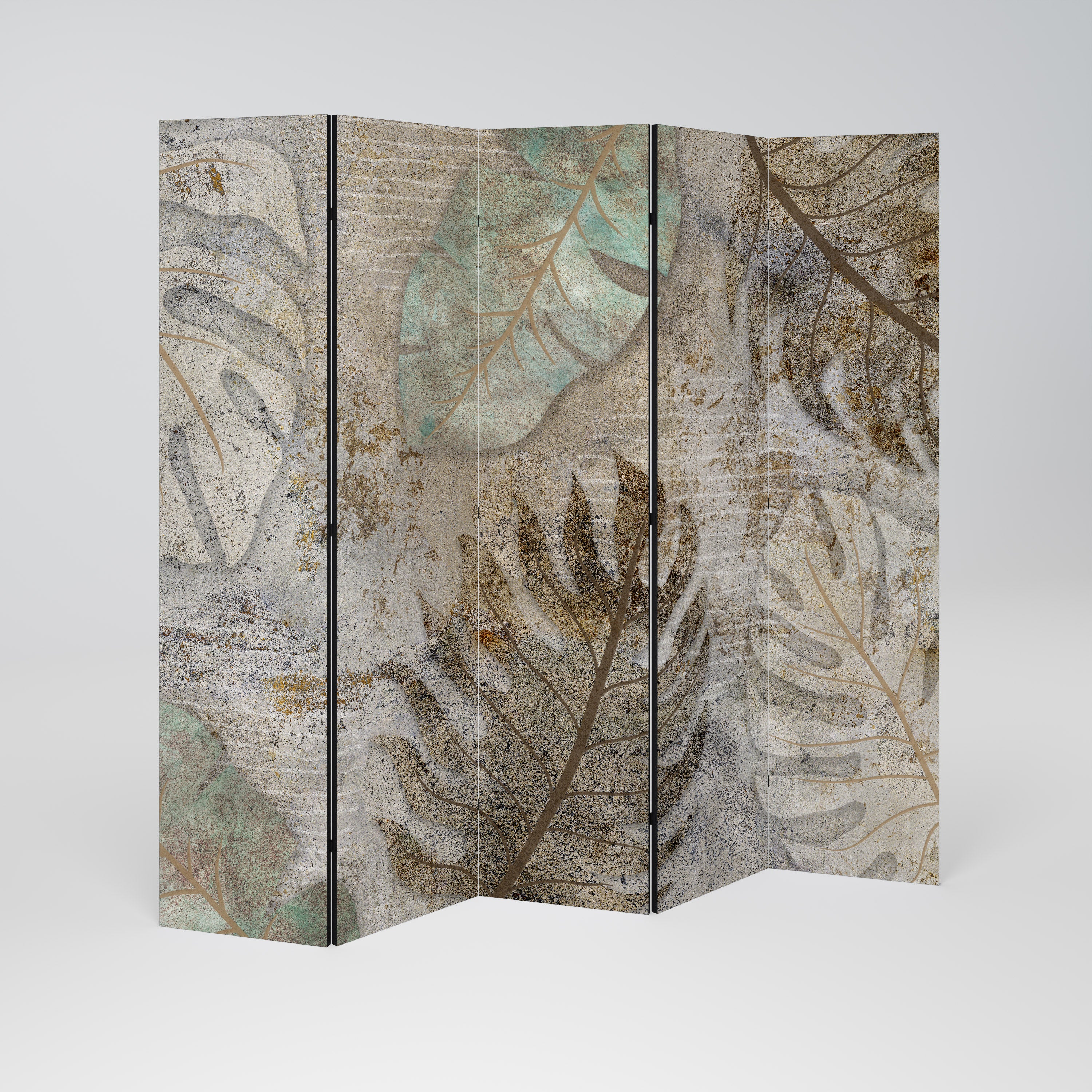 TEXTURED TRANQUILITY Biombo de 5 paneles