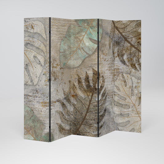 TEXTURED TRANQUILITY Biombo de 5 paneles