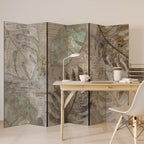 TEXTURED TRANQUILITY Biombo Decorativo de 6 Paneles