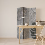 VINTAGE GREENERY Biombo de 3 paneles