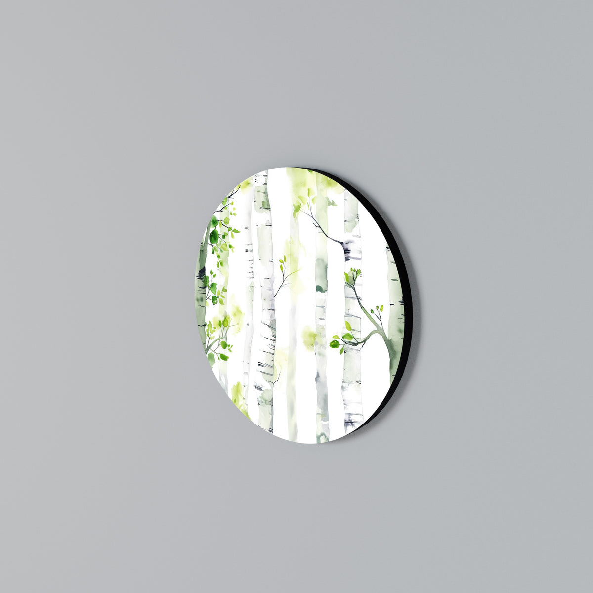 BIRCHY SOLACE Arte de pared redondo