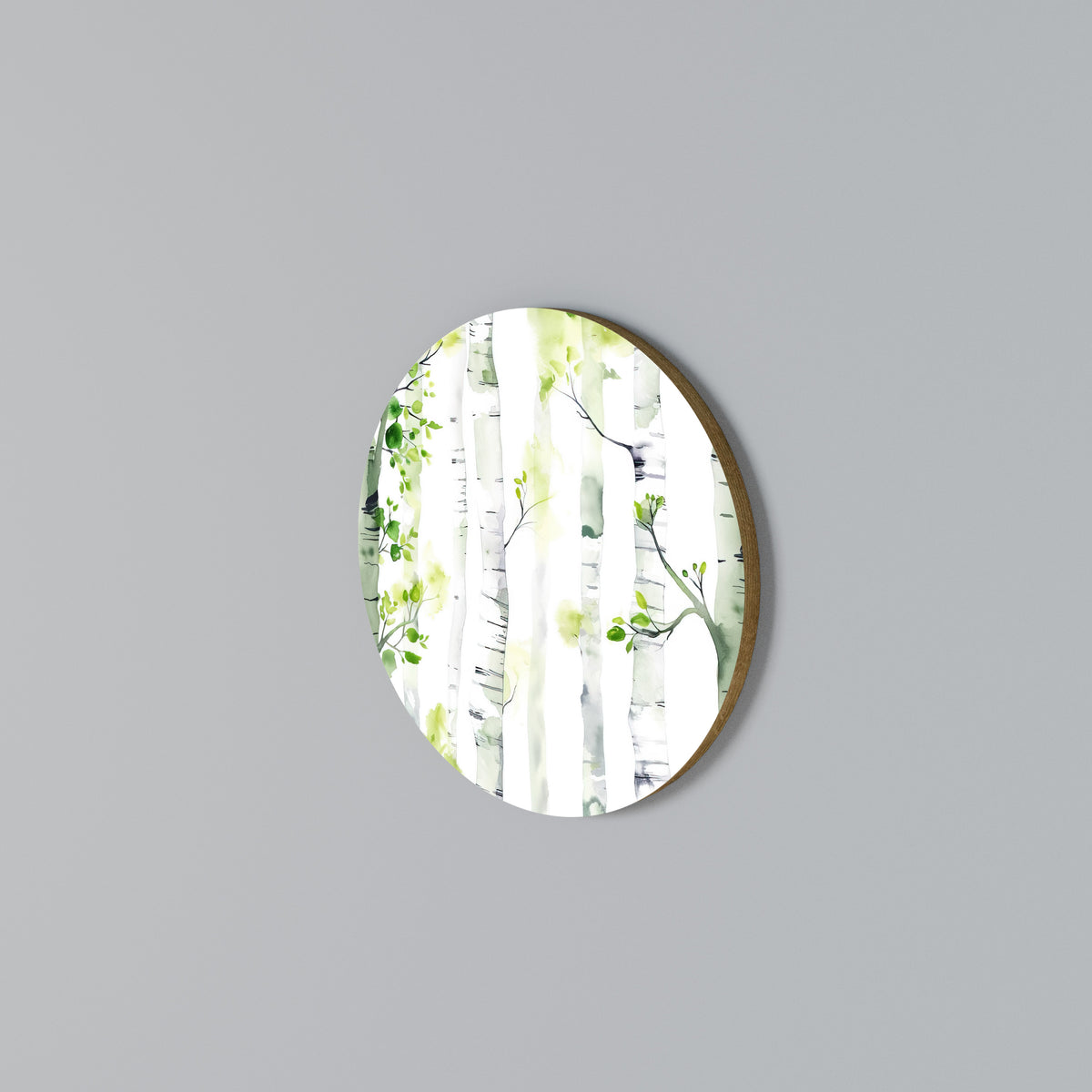 BIRCHY SOLACE Arte de pared redondo