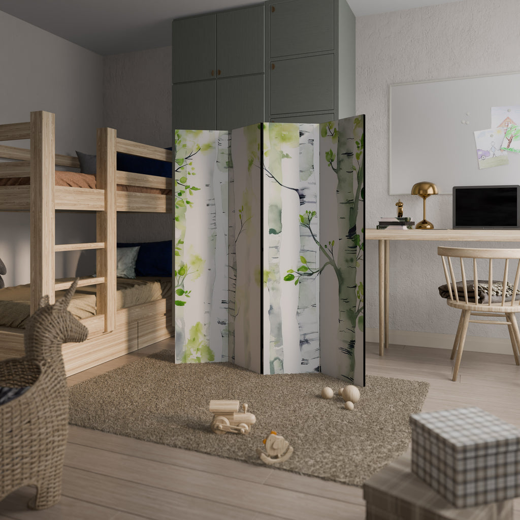 BIRCHY SOLACE 4-Panel Room Divider