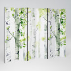 BIRCHY SOLACE 6-Panel Room Divider