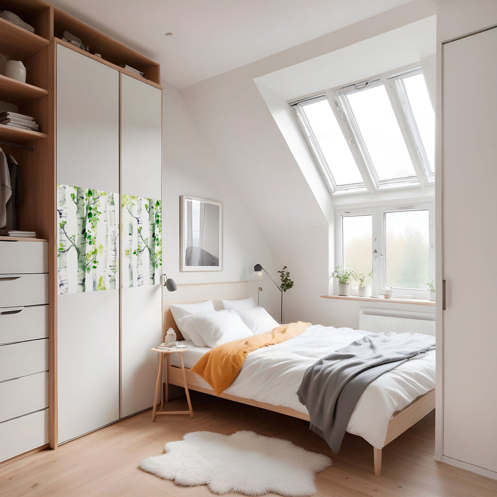 BIRCHY SOLACE Peel and Stick Horizontal Poster