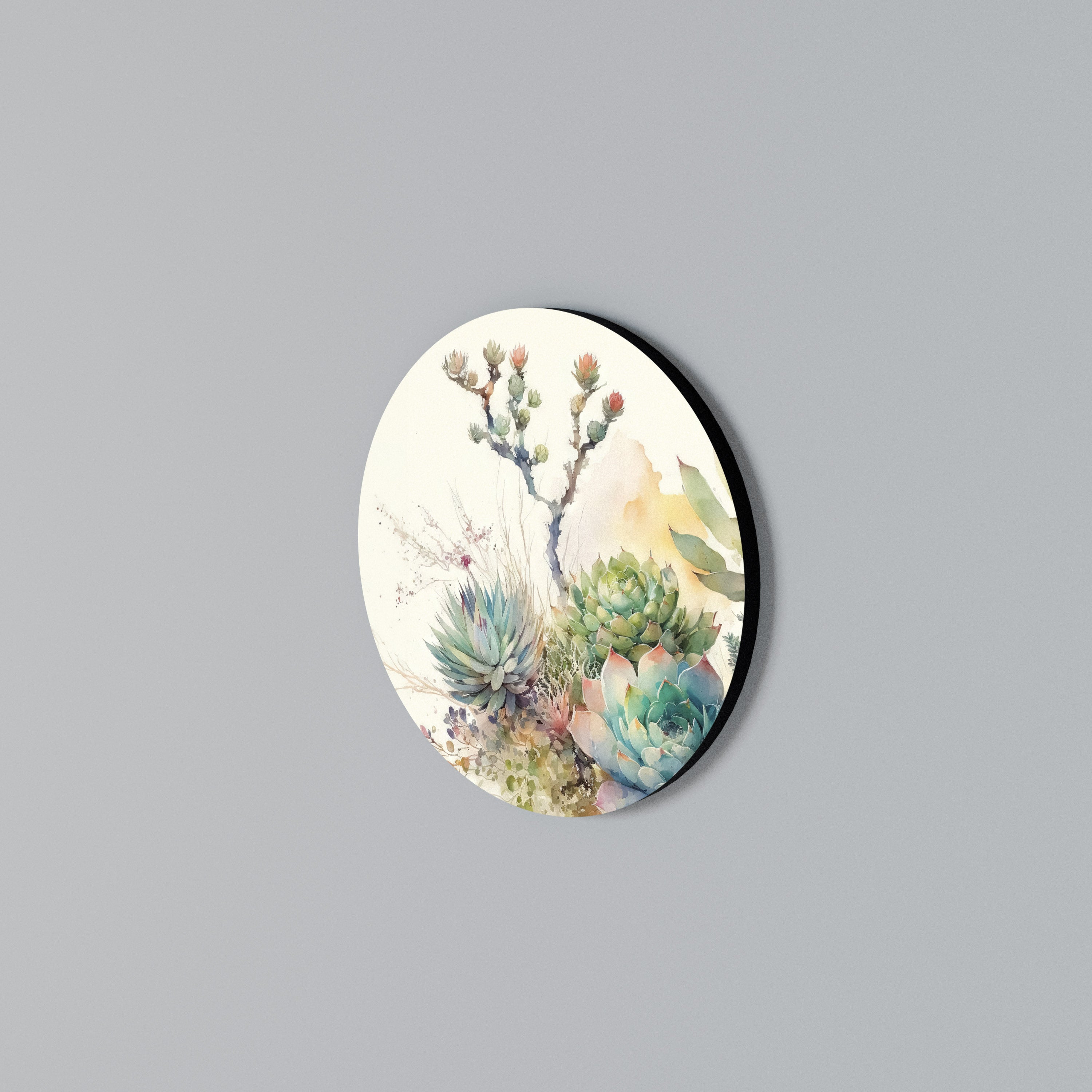 SECRET GARDEN Round Wall Art