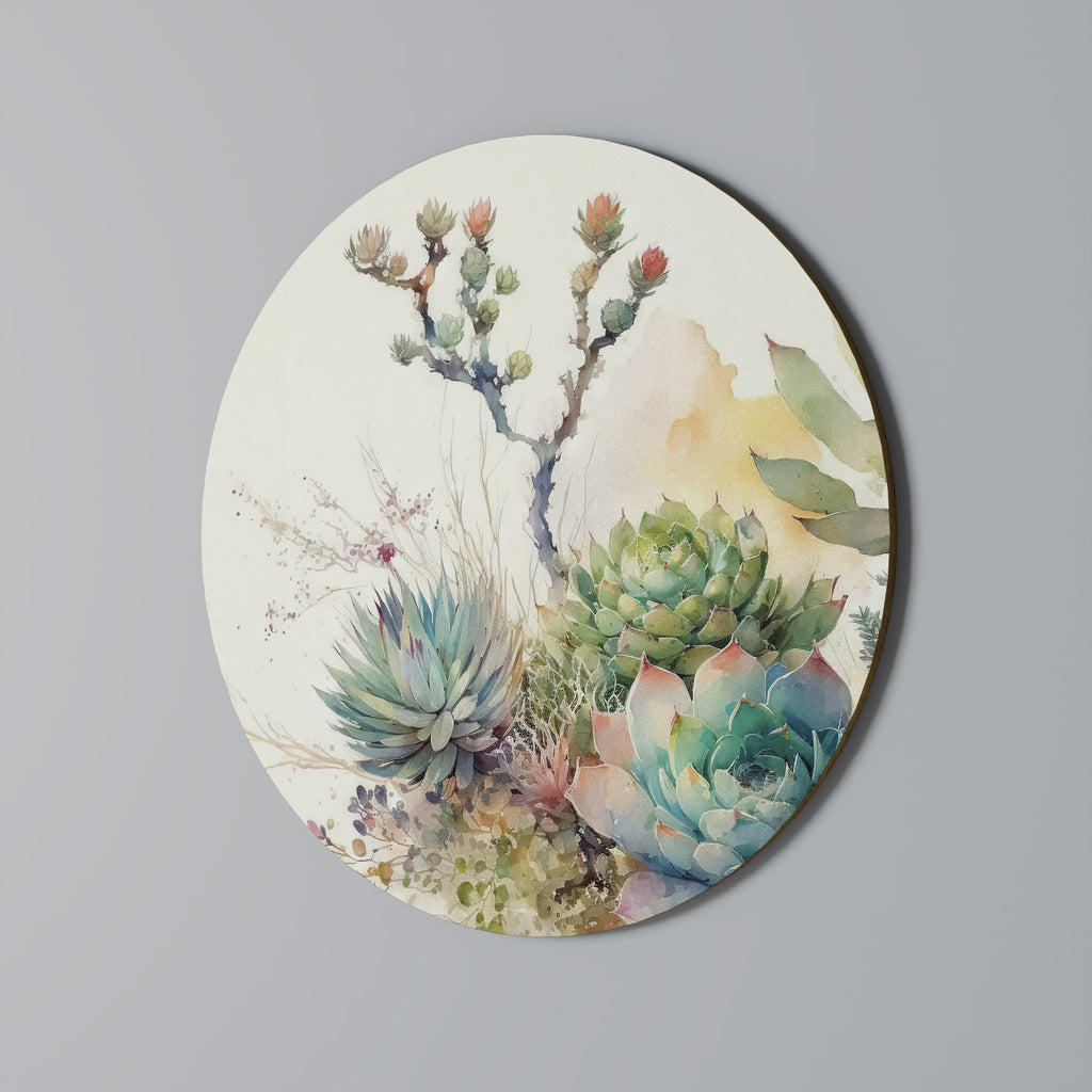 SECRET GARDEN Round Wall Art