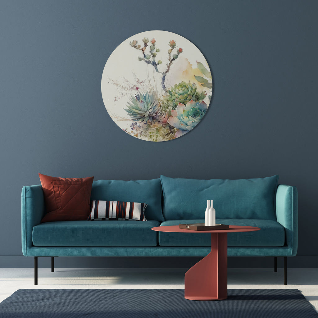 SECRET GARDEN Round Wall Art