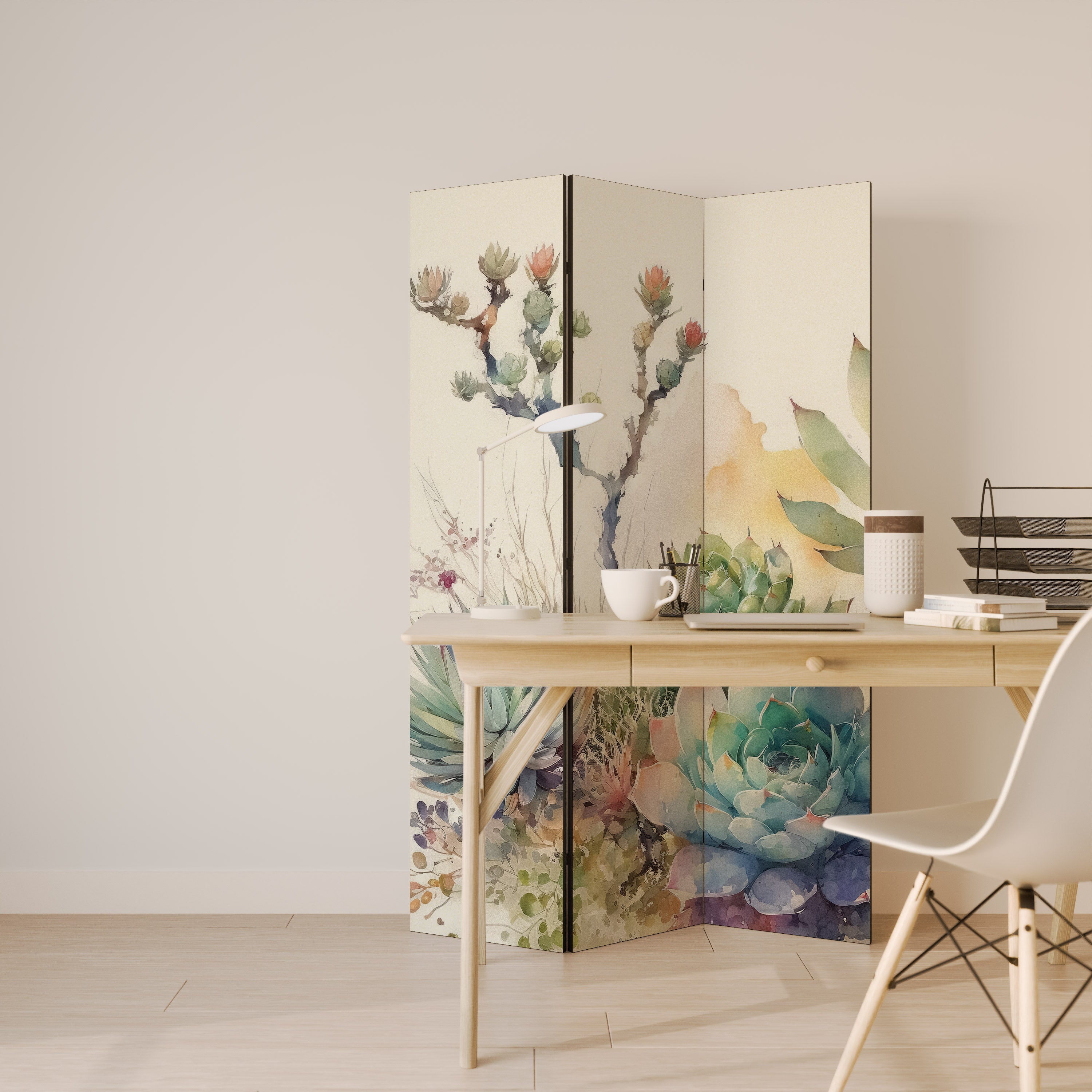 SECRET GARDEN 3-Panel Room Divider