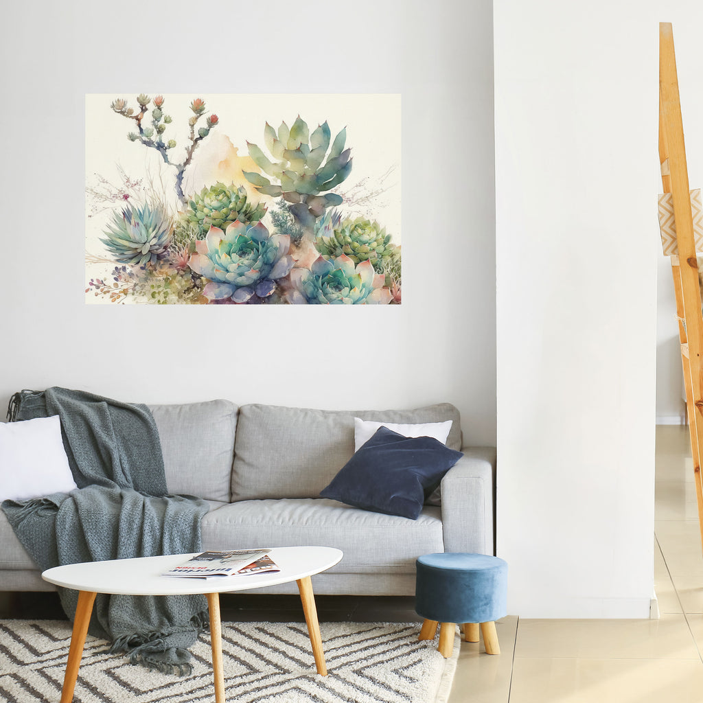 Póster horizontal autoadhesivo JARDÍN SECRETO